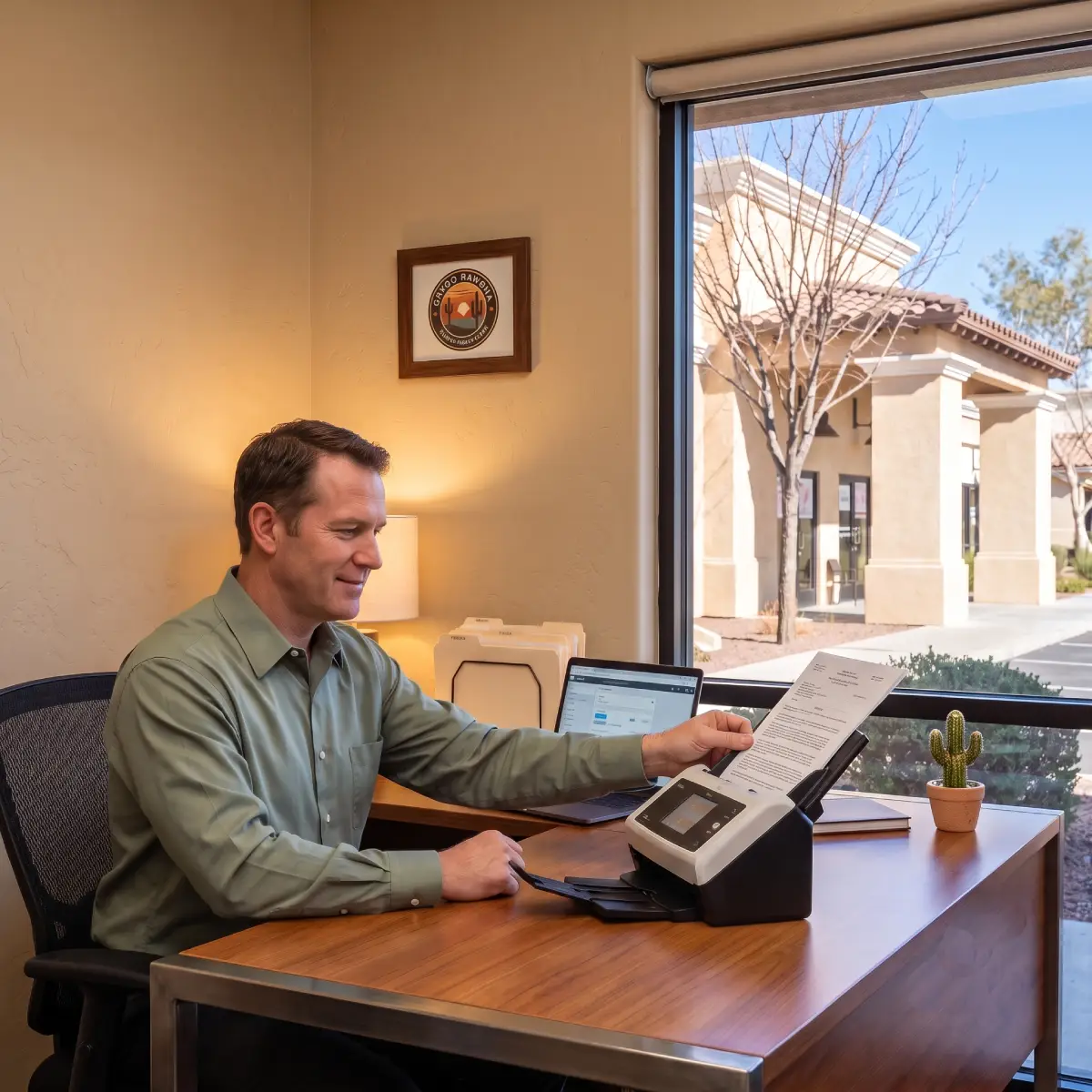 Arizona statutory agent scanning and uploading llc documents